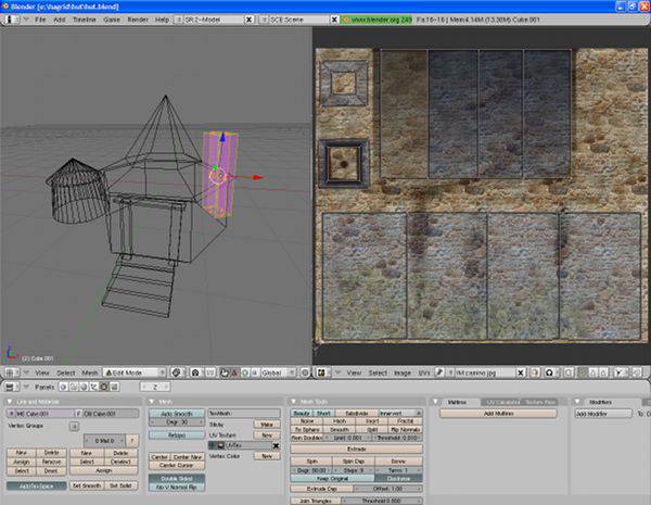 Blender 3D UV mapping